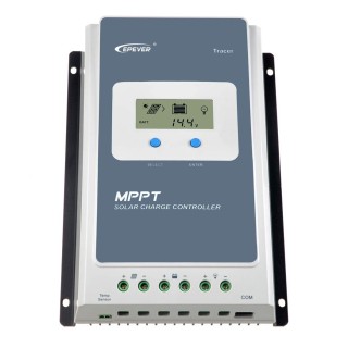 1 - Controlador de carga MPPT 30A Epsolar Tracer 3210AN Cabine de campista fotovoltaica